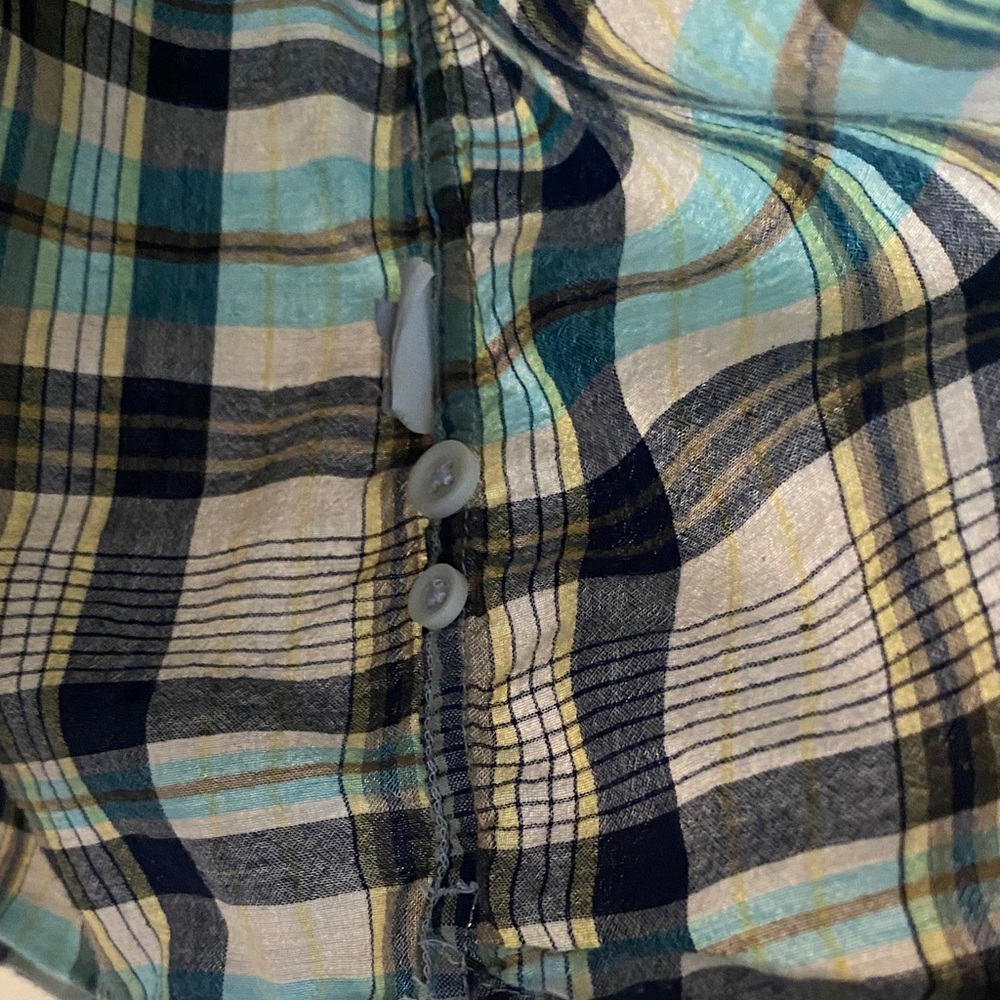 J. Crew Multicolor Plaid Button-Down Shirt - Picture 8 of 10